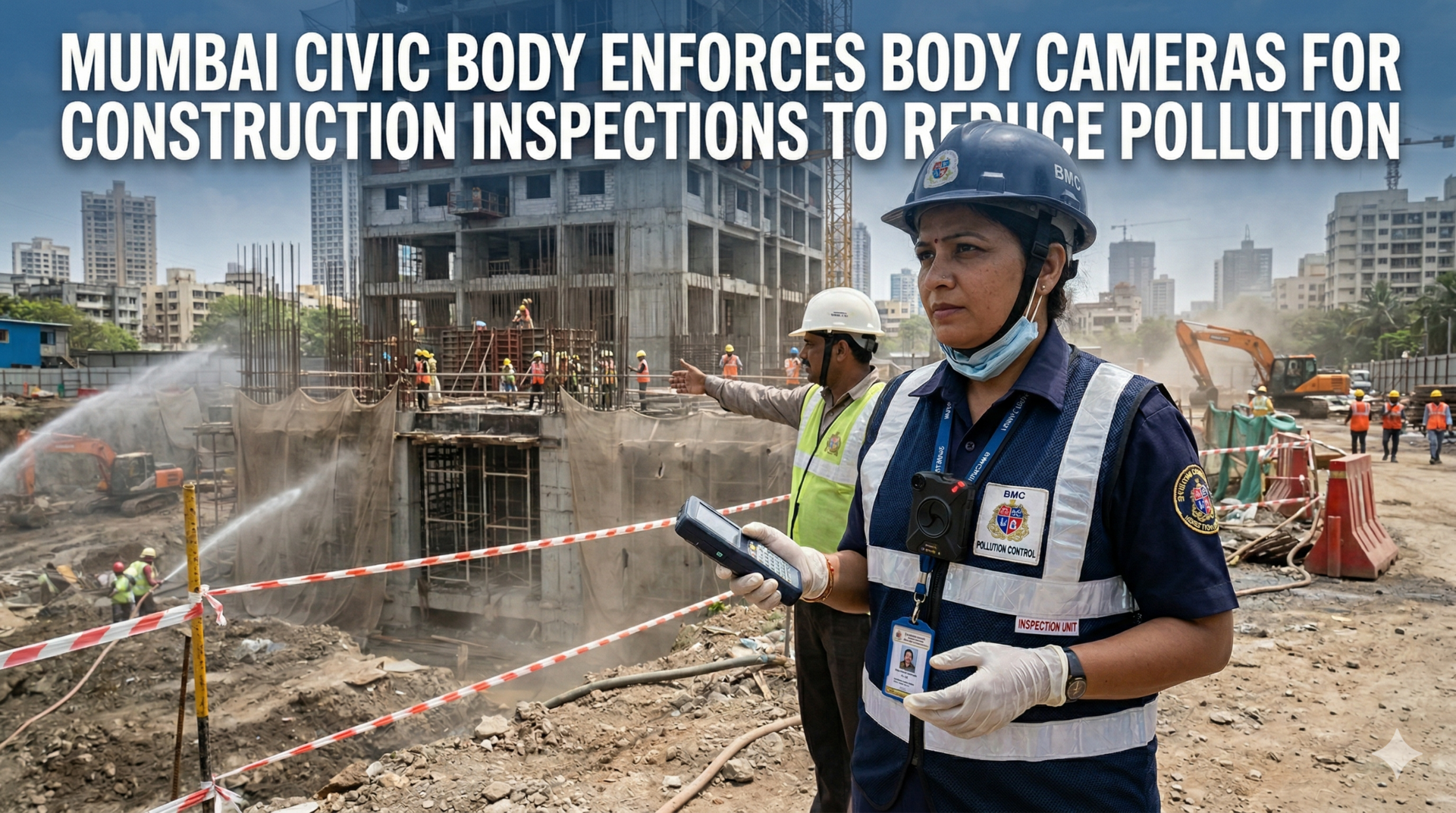 Mumbai Civic Body Enforces Body Cameras For Construction Inspections To Reduce Pollution