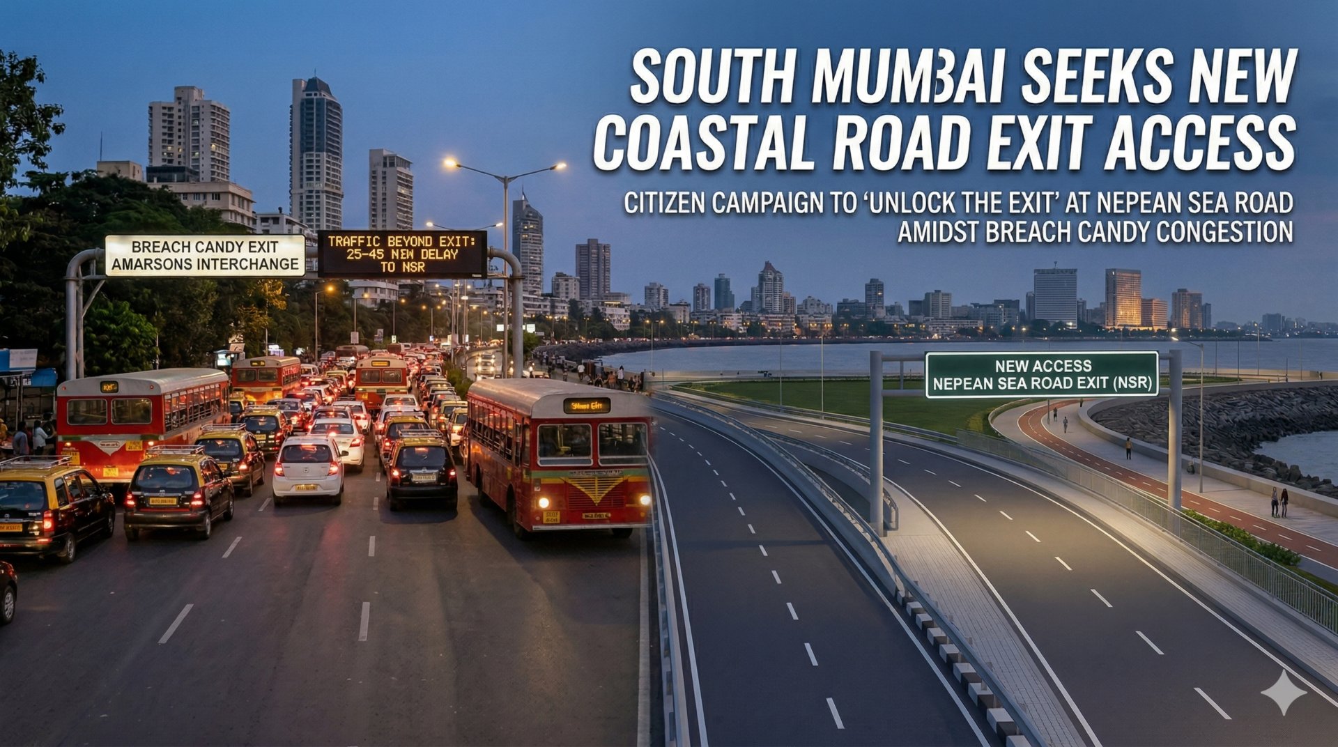 South Mumbai Seeks New Coastal Road Exit Access