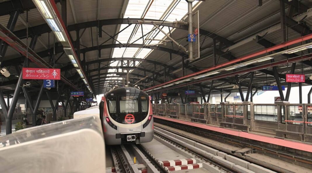 Delhi Pink Line Double Decker Flyover Nears Completion
