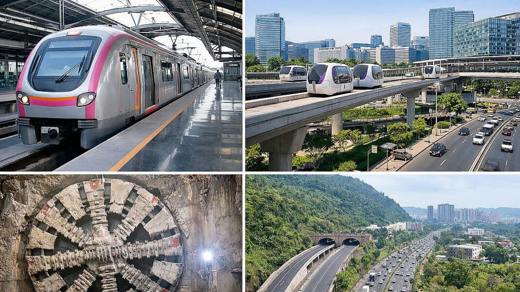 MMRDA To Open Metro Lines Launch Tunnel And Pod Taxi Projects