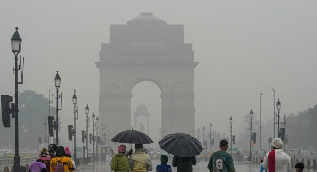 Delhi Weather Turns Cooler After Rainfall