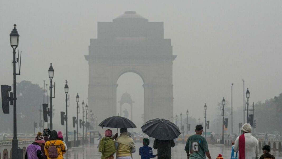 Delhi Weather Turns Cooler After Rainfall