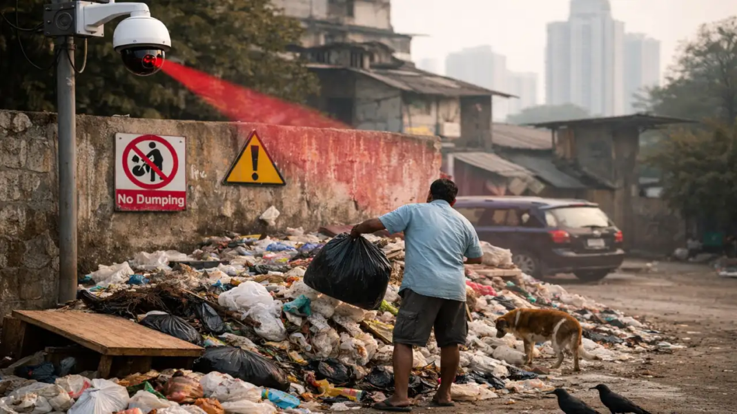 Mumbai CCTV Waste Monitoring Push For Cleaner Streets