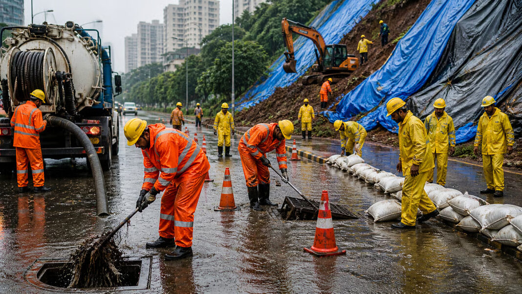 Thane Monsoon Preparedness Targets Vulnerable Hill Areas