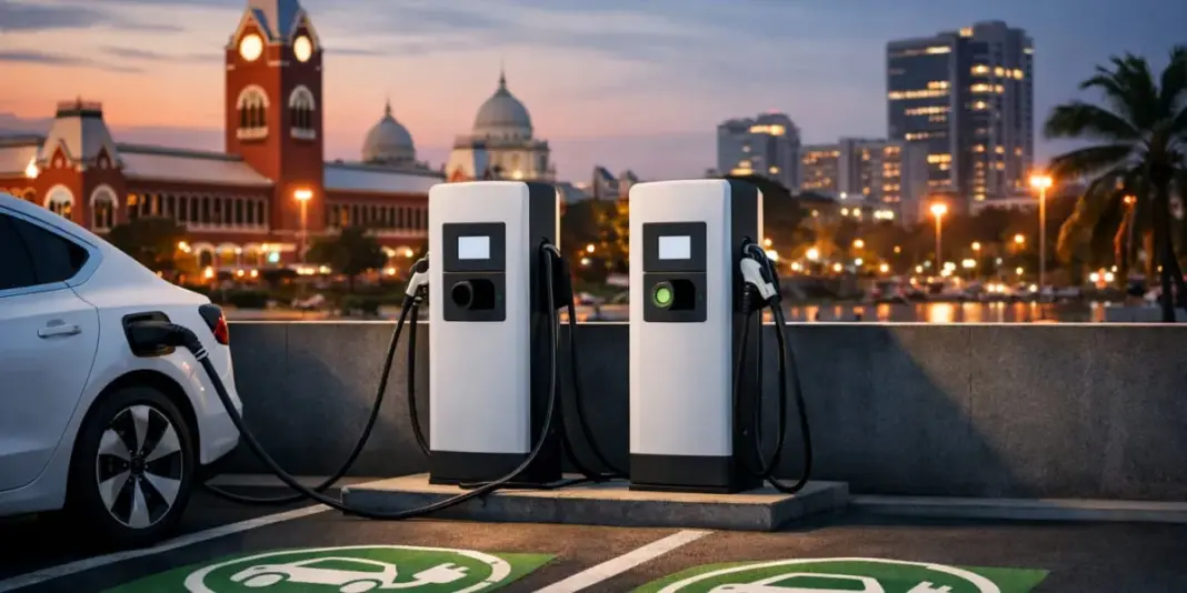 Chennai Rail Stations Add EV Battery Network
