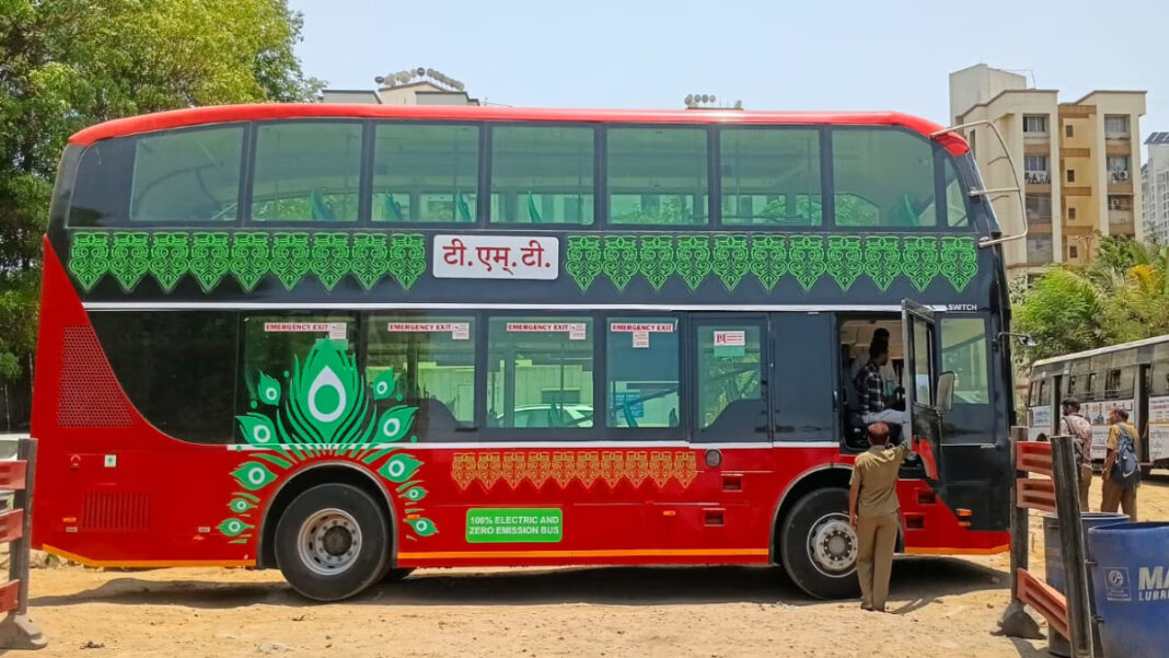 Thane Electric Double Decker Bus Begins Service
