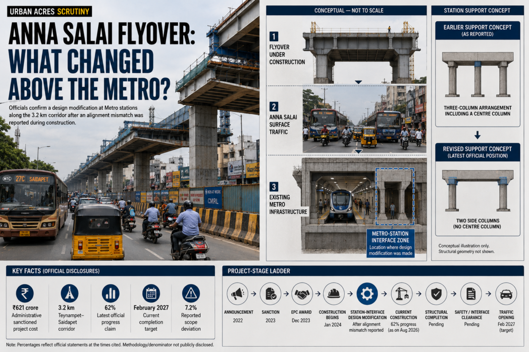 Anna Salai flyover redesign