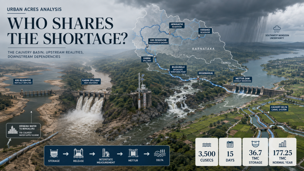 Cauvery water release dispute