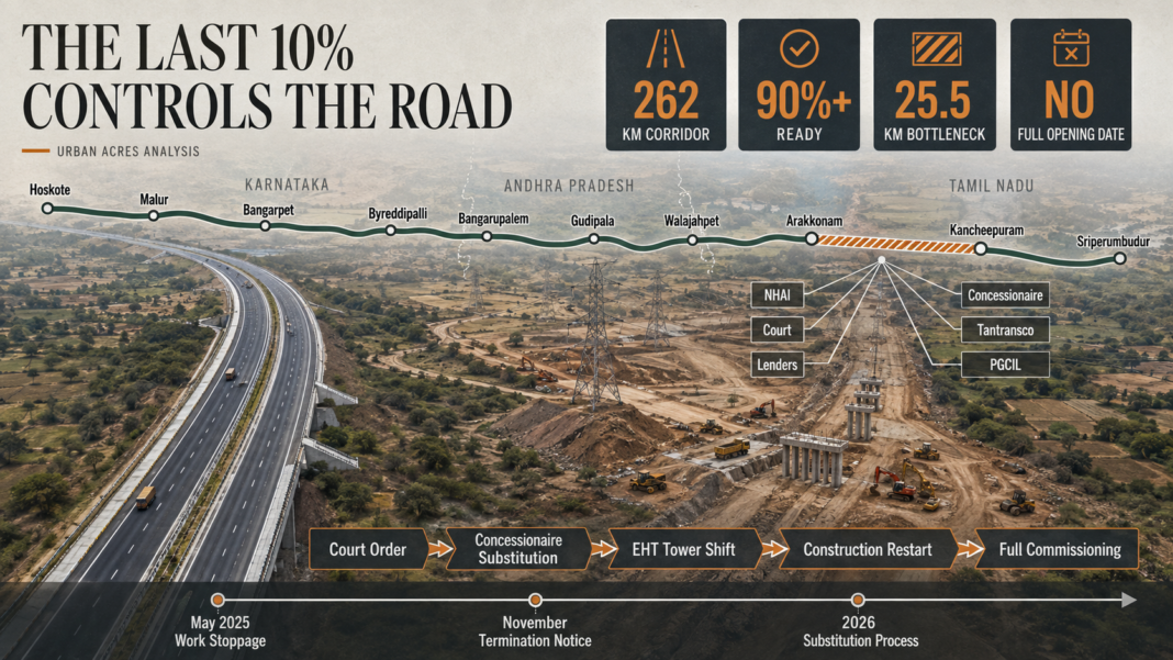 Chennai Bengaluru Expressway delay