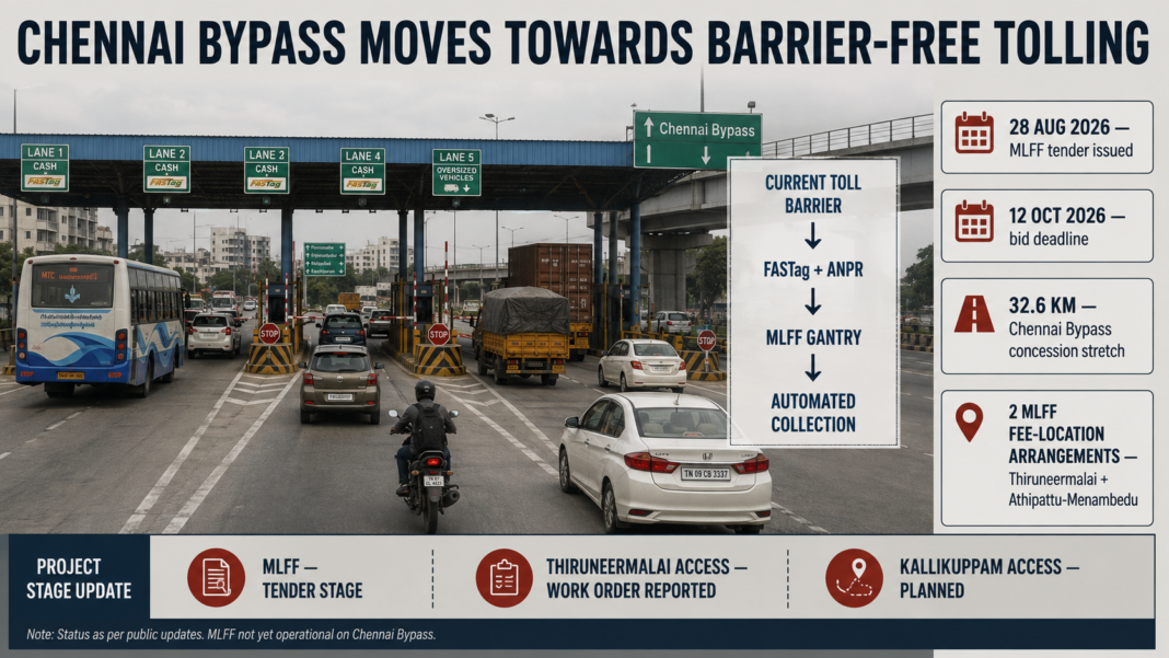 Chennai Bypass barrier-free tolling