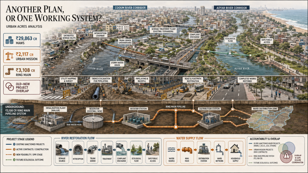 Chennai Cooum and Adyar restoration