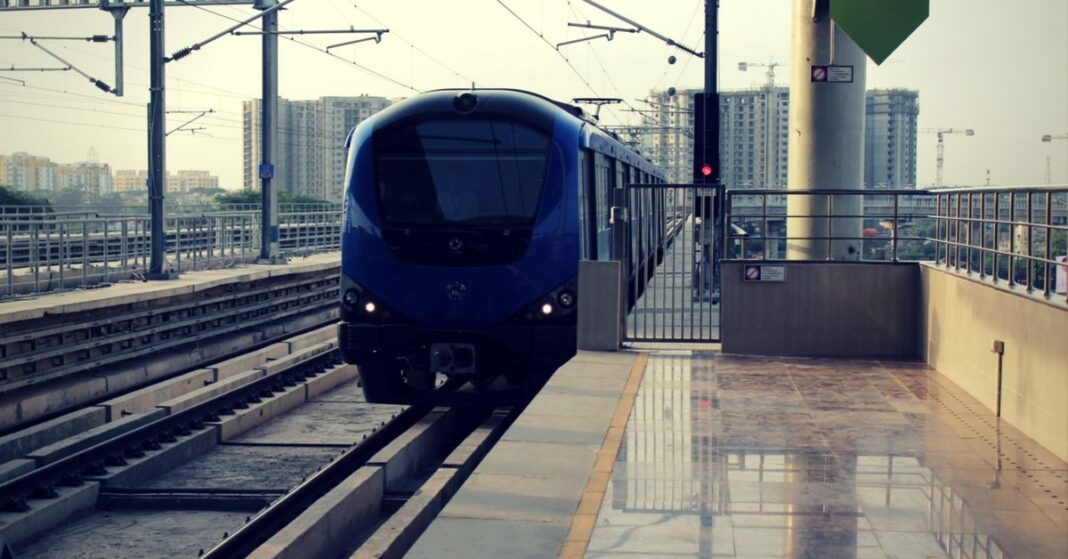 Chennai Metro Creates Unusual Rail Over Rail Link