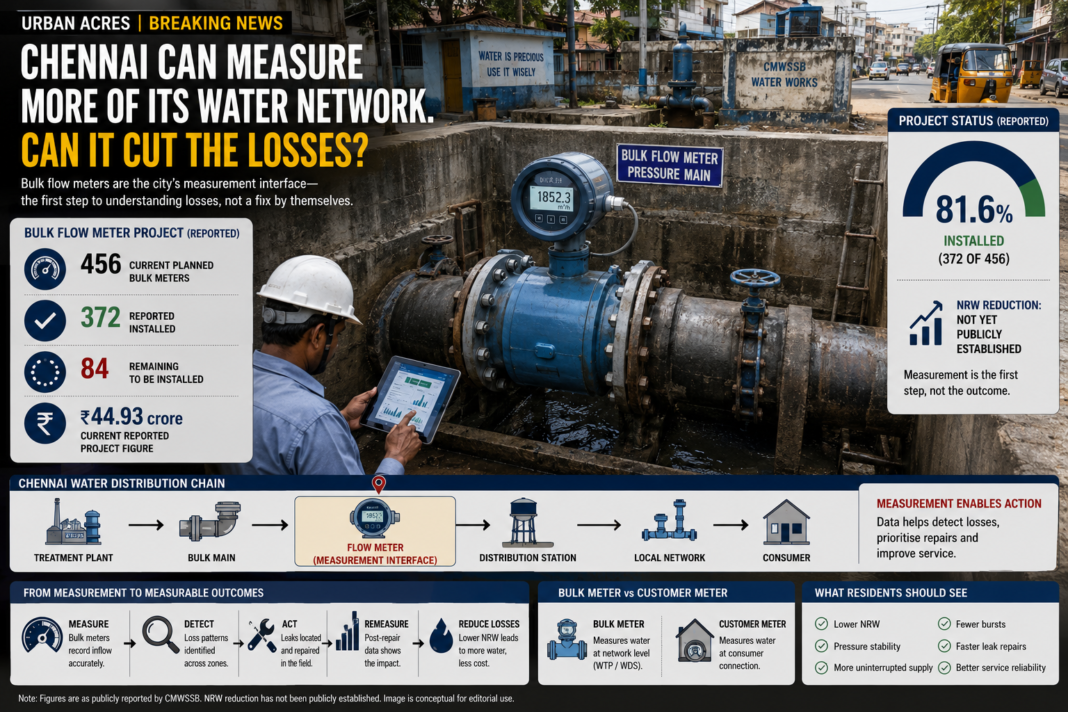 Chennai Metrowater flow meters