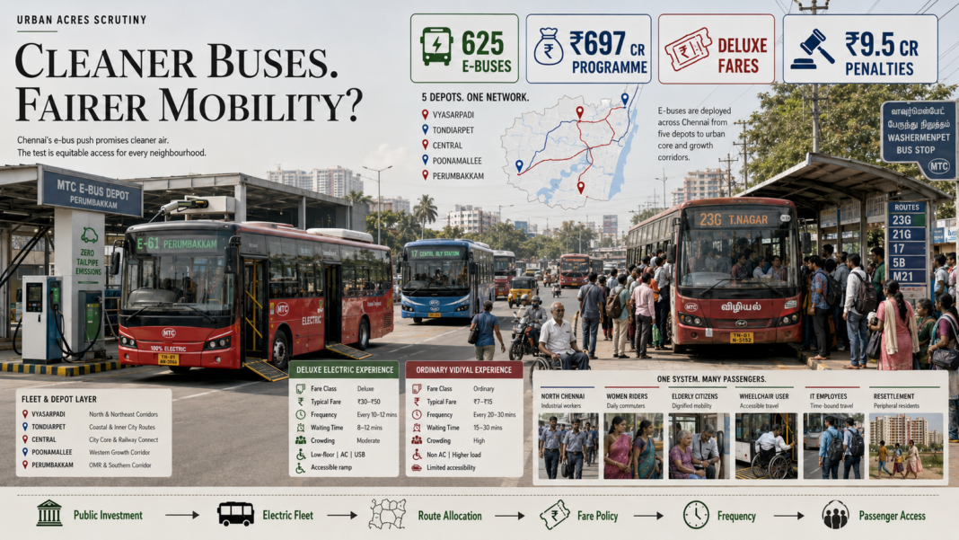 Chennai electric buses equity