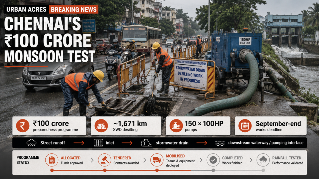 Chennai monsoon preparedness