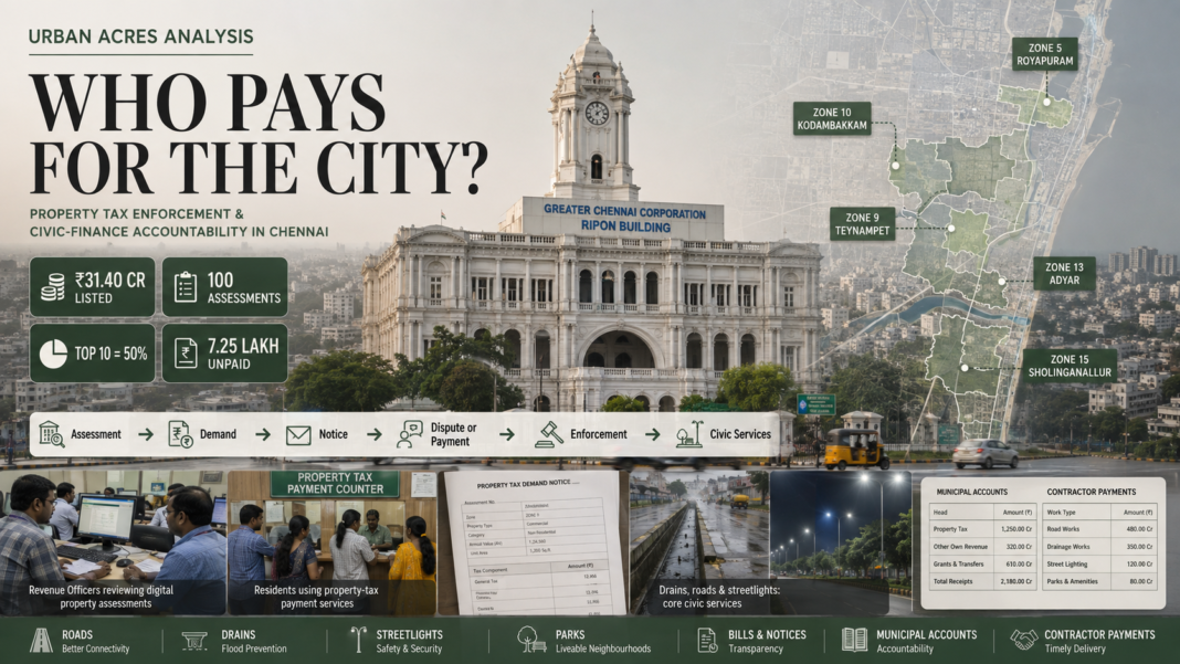 Chennai property tax defaulters