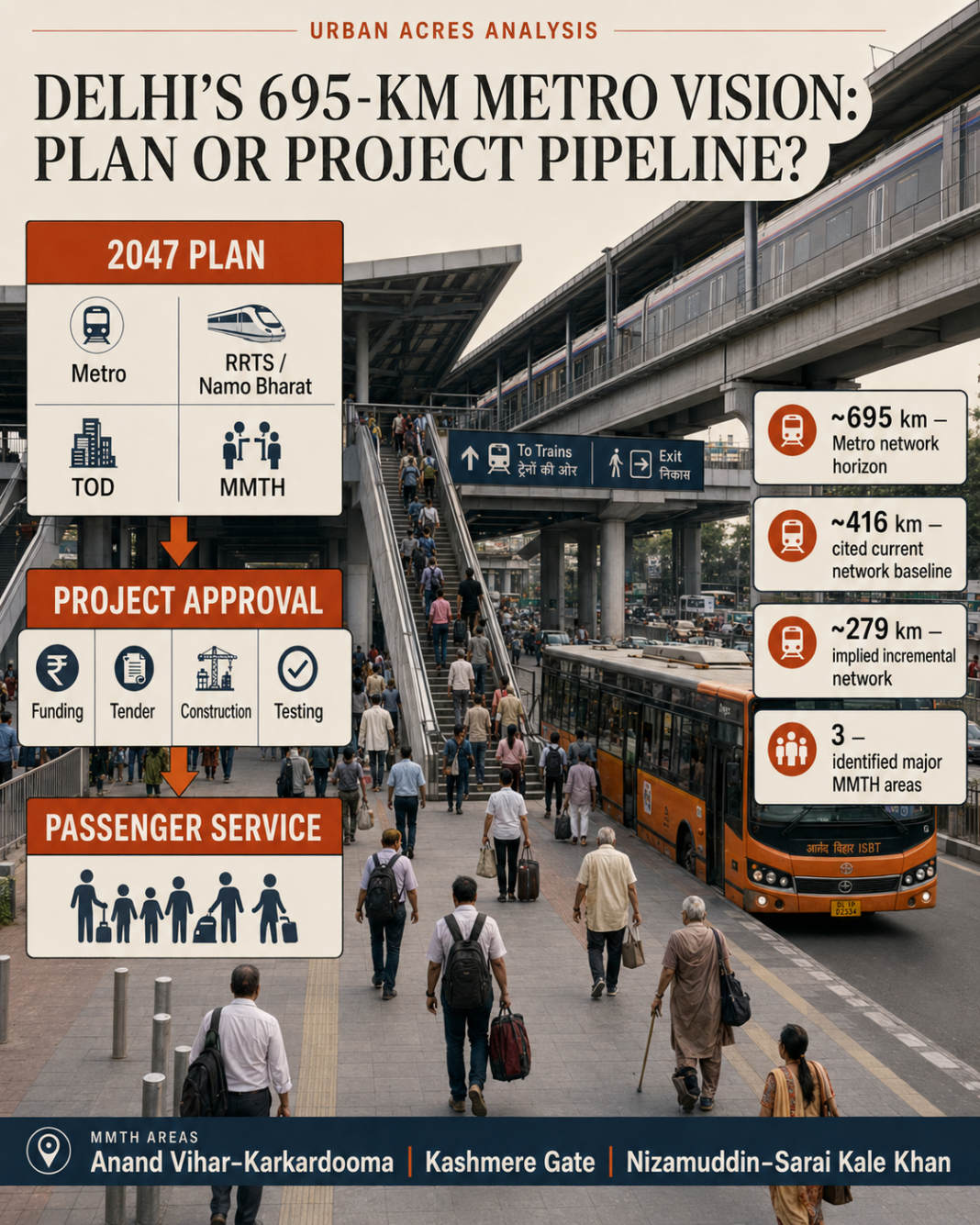 Delhi Master Plan 2047 mobility