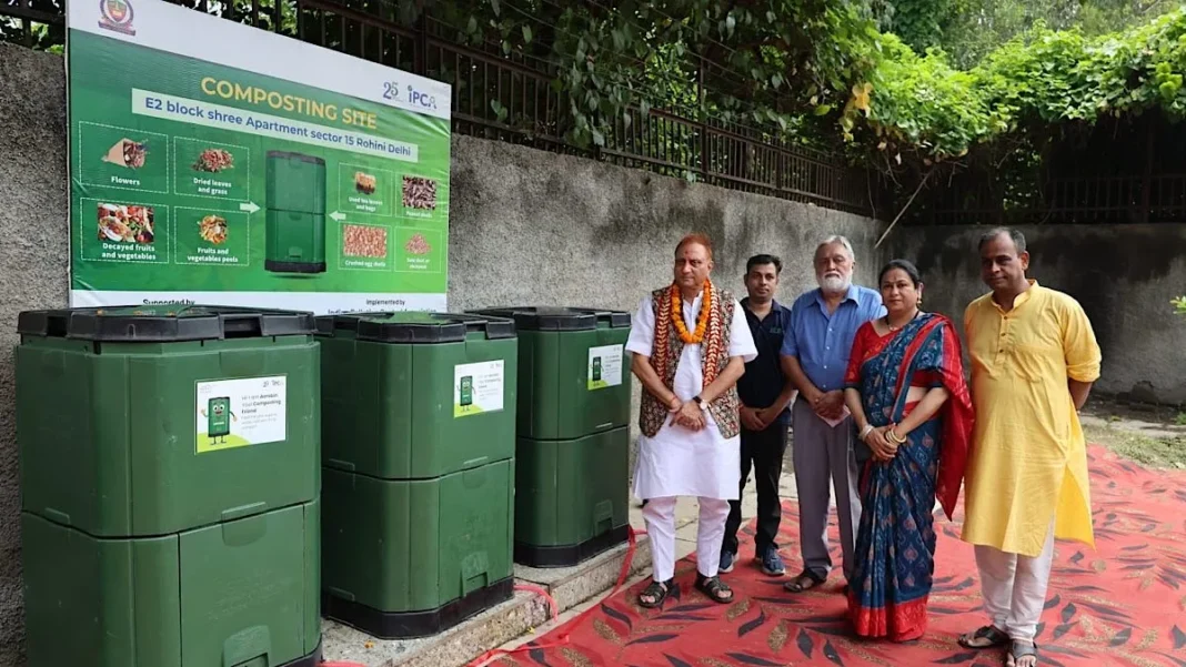 Delhi Wet Waste Composting Expands In Housing Societies