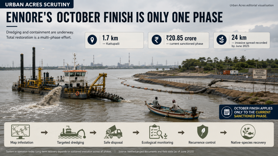 Ennore backwaters dredging