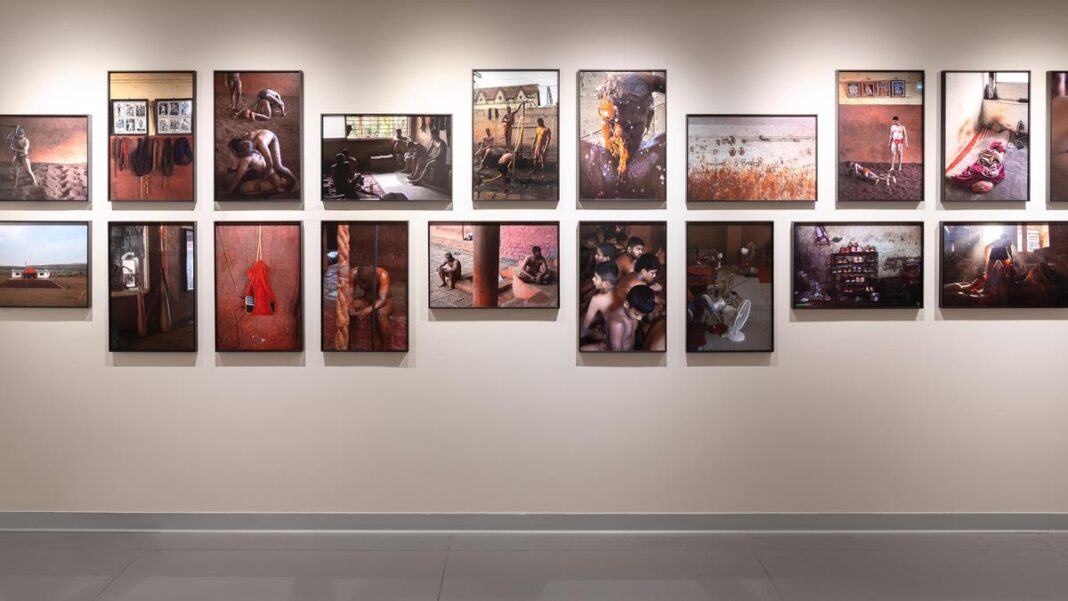 Bengaluru Art Exhibition Captures India Wrestling Culture
