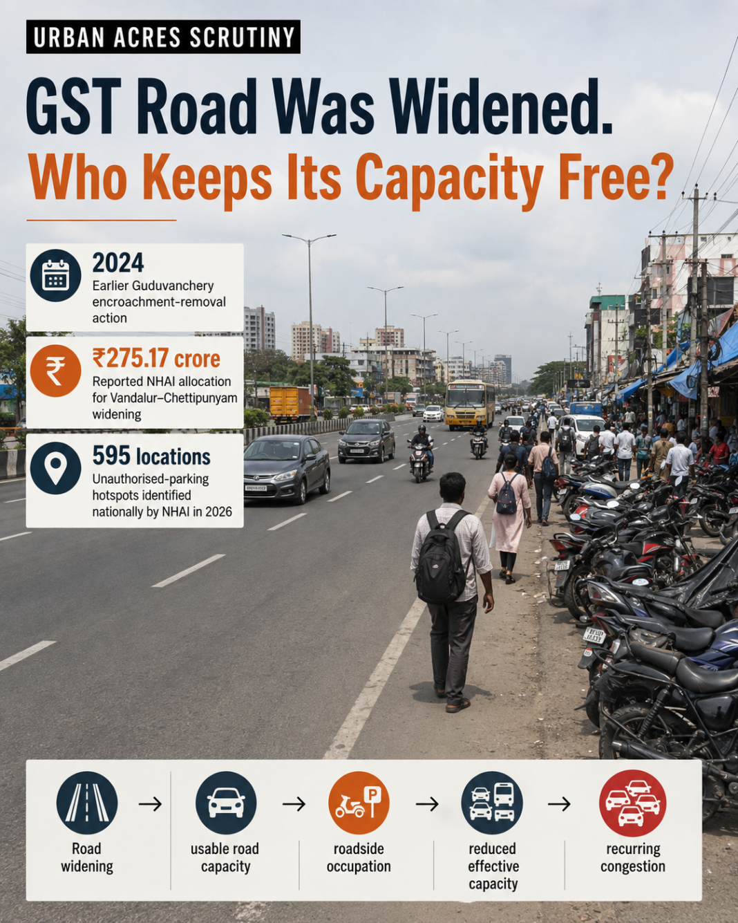 GST Road encroachments Chennai