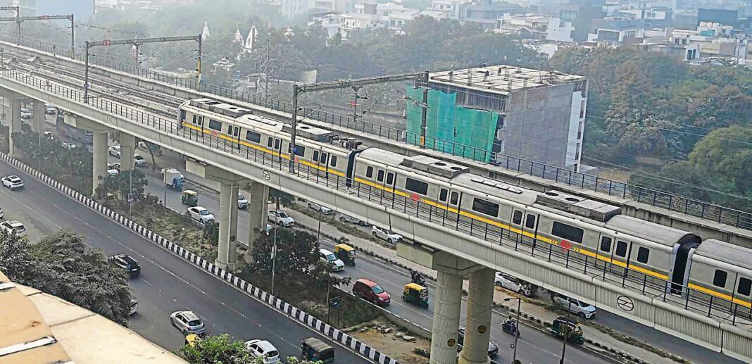 Gurugram Metro Work Moves Ahead After FOB Clearance