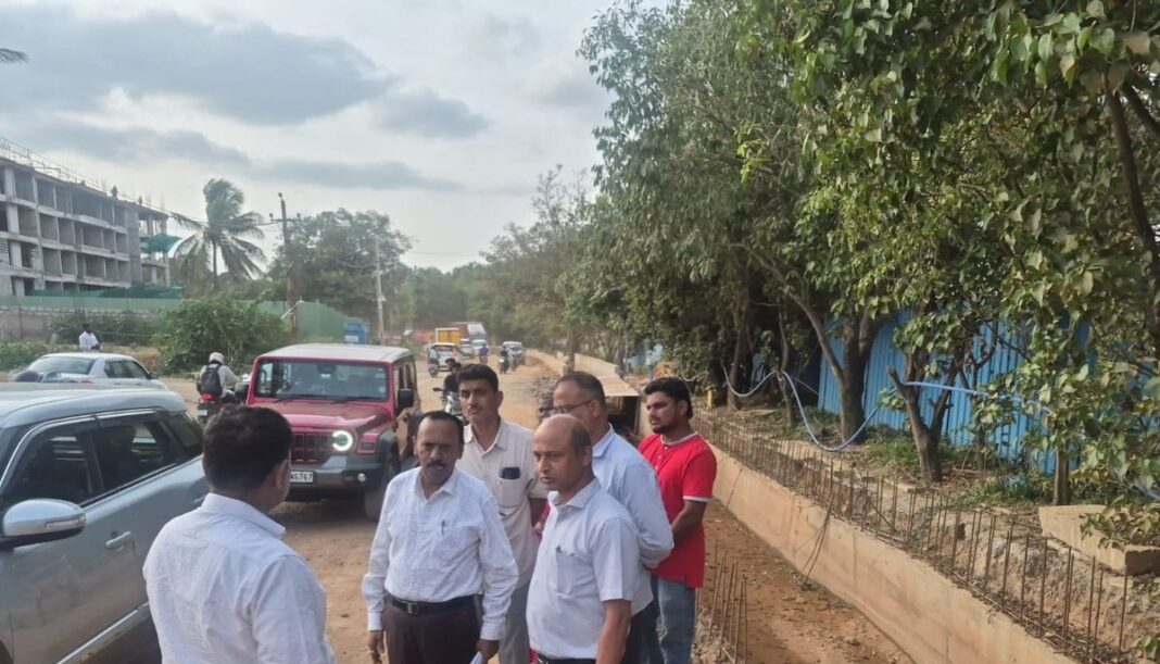 Bengaluru Gunjur Club Road Repairs Alter Traffic