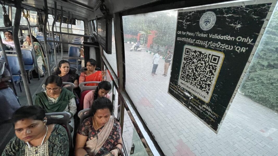 Bengaluru Bus Commuters Embrace UPI Ticket Payments