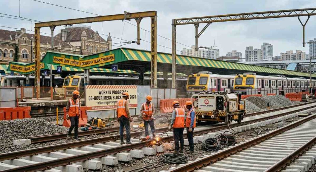 Mumbai LTT Block Advances Railway Infrastructure Works