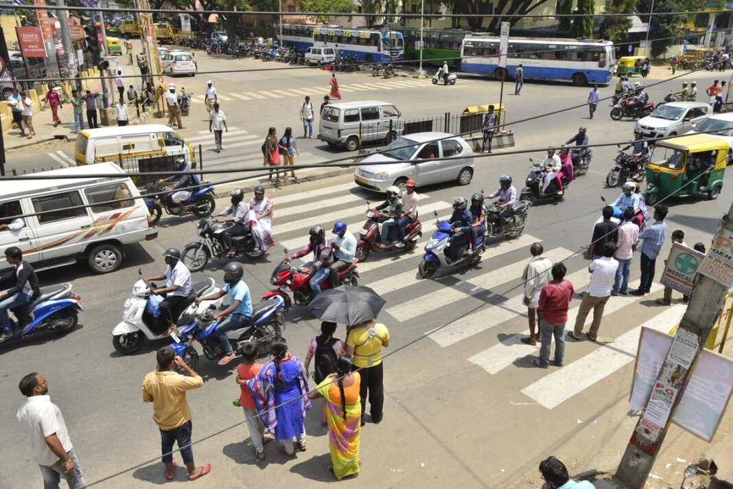 Bengaluru Trials New Traffic Plan At Madiwala Junction