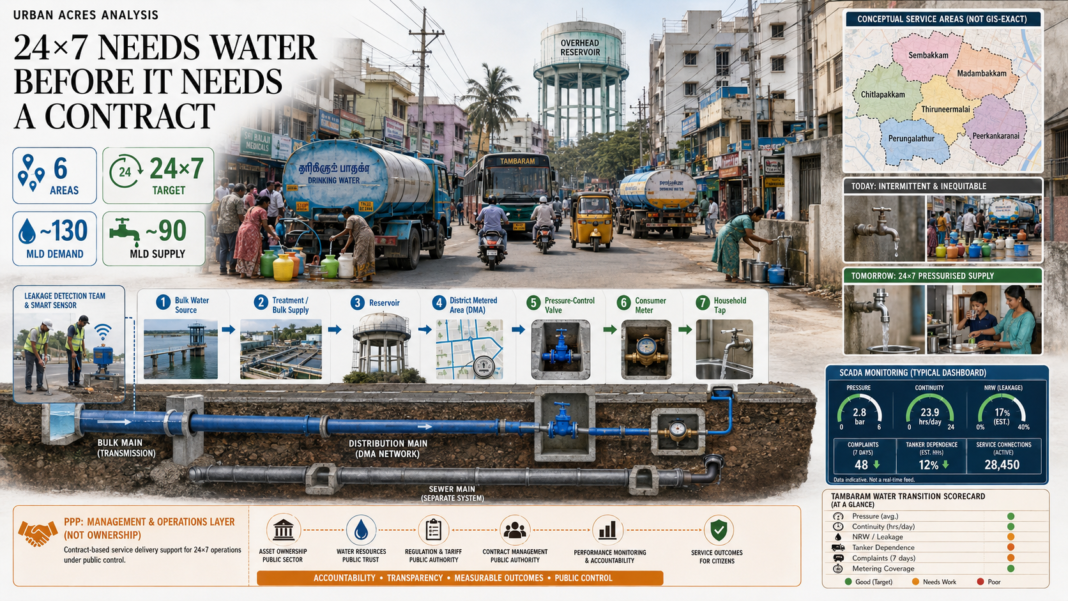 Tambaram 24x7 water supply PPP