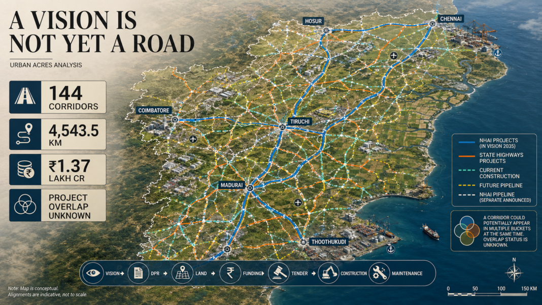 Tamil Nadu Vision 2035 road plan