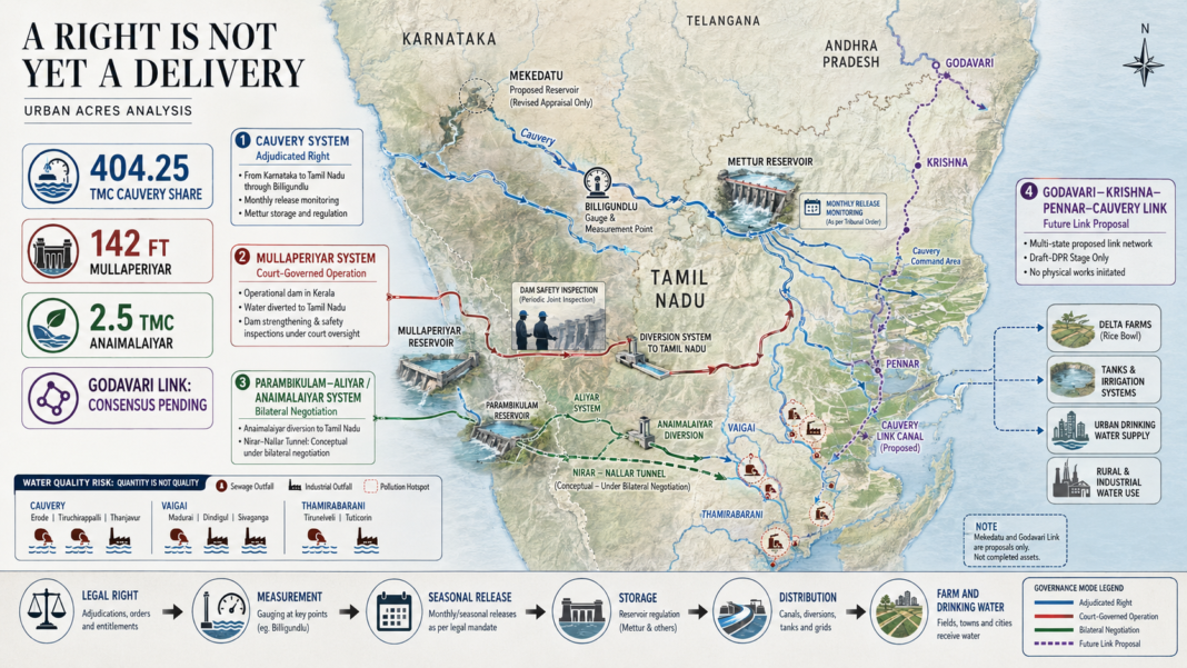 Tamil Nadu inter-state river water rights