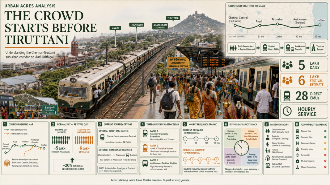 Tiruttani Aadi Krithigai special trains