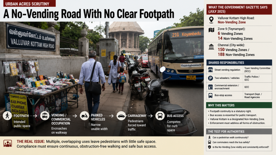 Valluvar Kottam encroachments