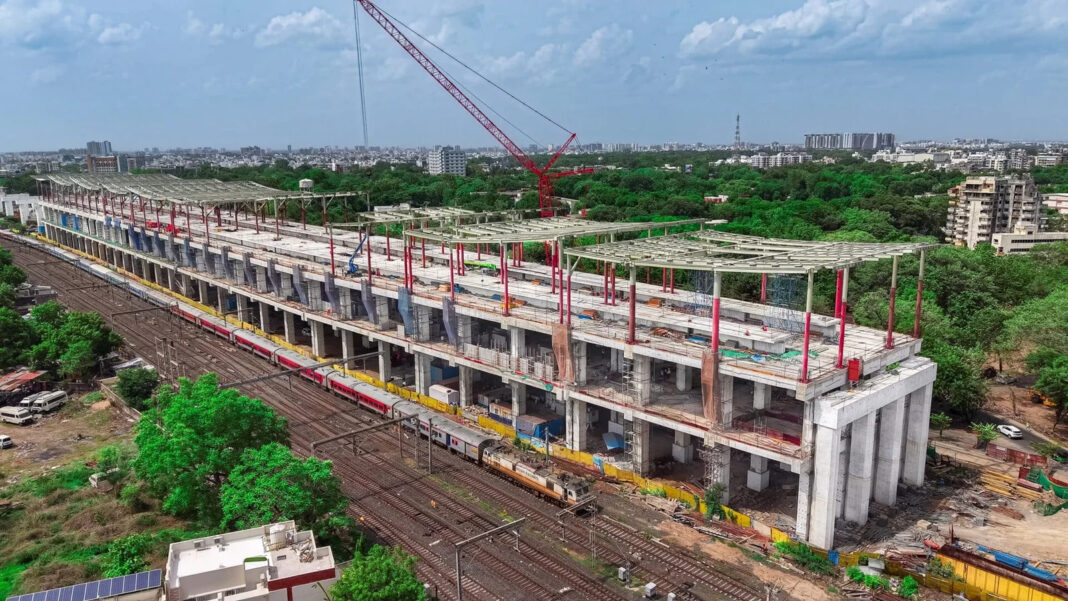 Mumbai Bullet Train Station Work Progresses At Vadodara
