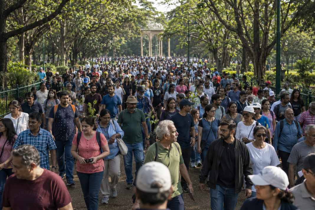 Bengaluru park protest