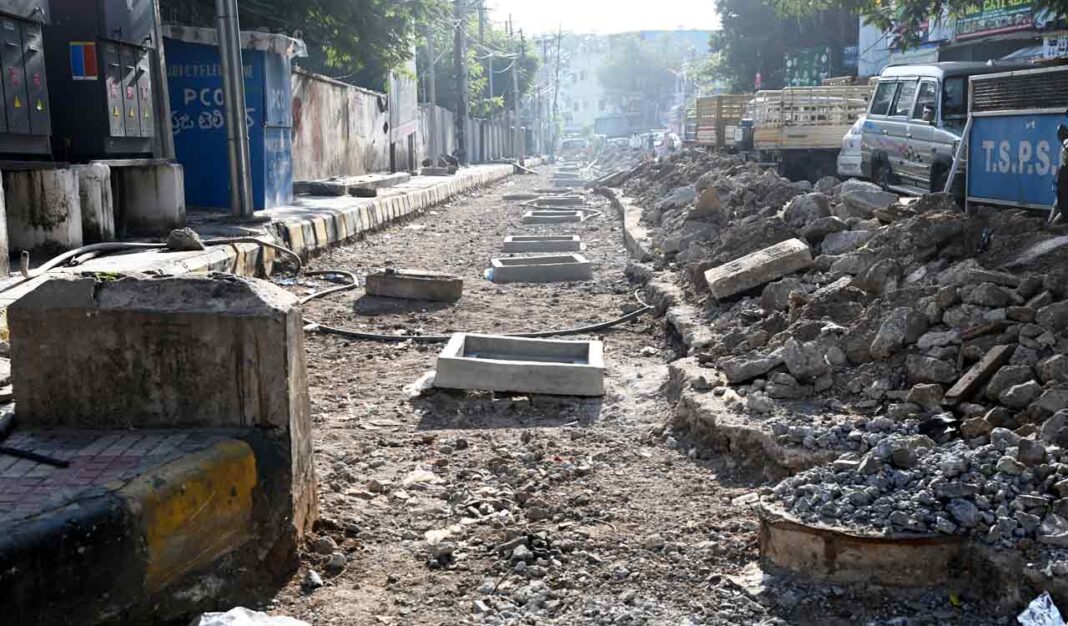 Hyderabad Rahmath Nagar Drain Work Remains Incomplete