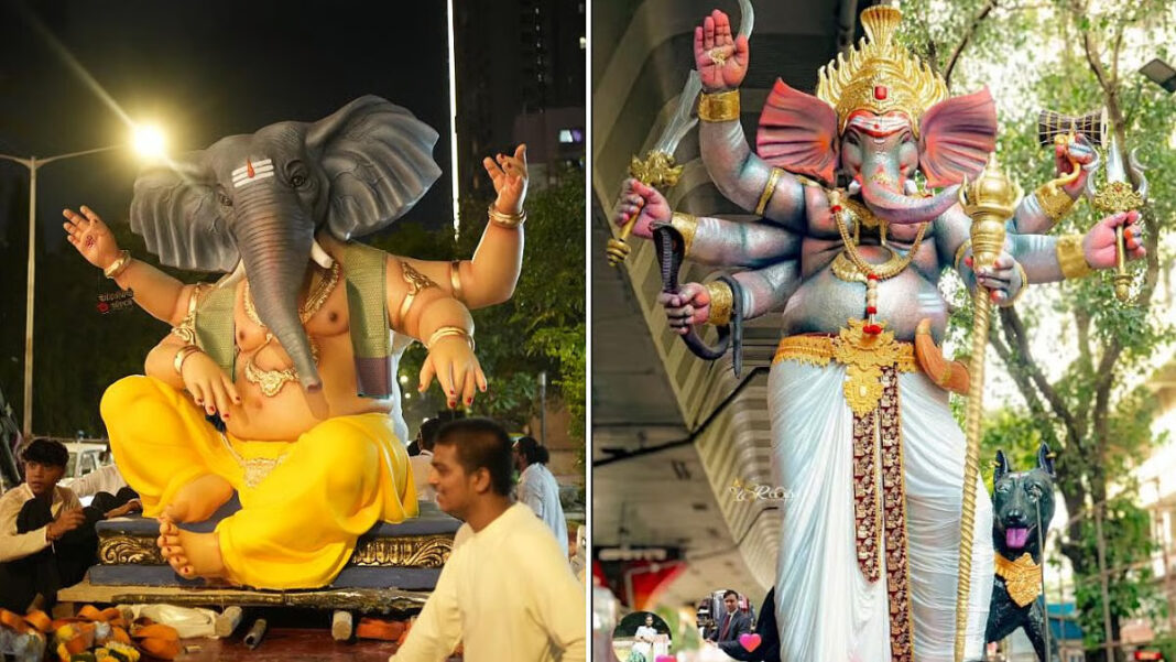 Mumbai Ganeshotsav Brings Underwater Dwarka and Pet-Friendly Mandaps