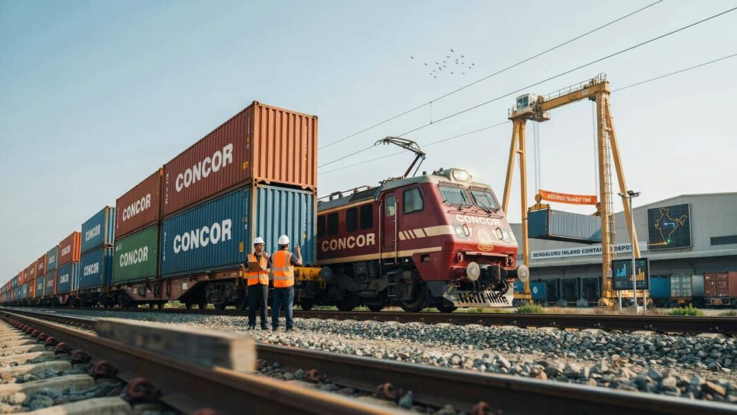 Bengaluru Delhi Container Train Boosts Freight Connectivity