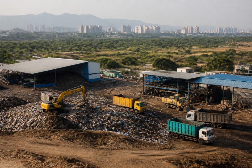 Pune waste depot operations near Uruli Devachi and Fursungi