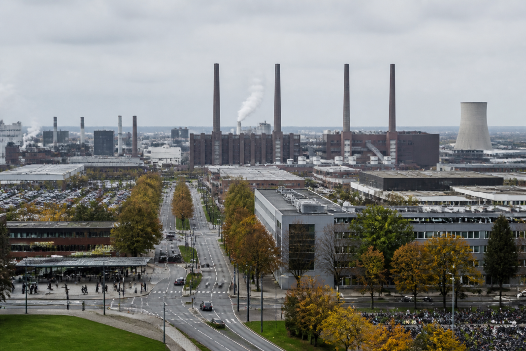 Volkswagen factory and headquarters in Wolfsburg amid the company’s restructuring debate