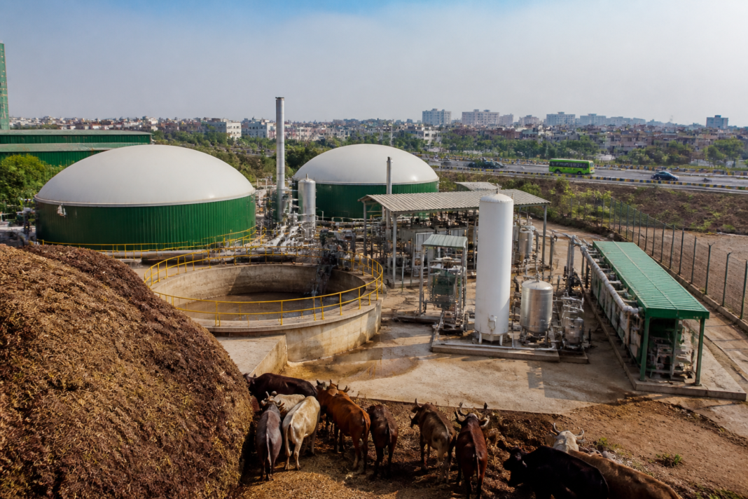 Compressed biogas production facility supporting cleaner mobility and alternative automotive fuels in India