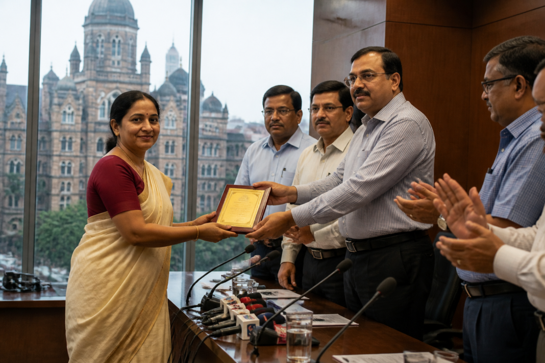 Mumbai municipal school teacher award announcement at BMC headquarters