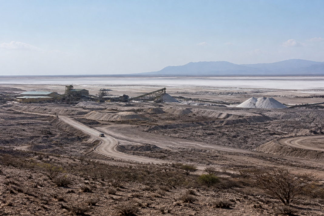 Lake Magadi soda ash mining and industrial operations in Kenya’s Kajiado County