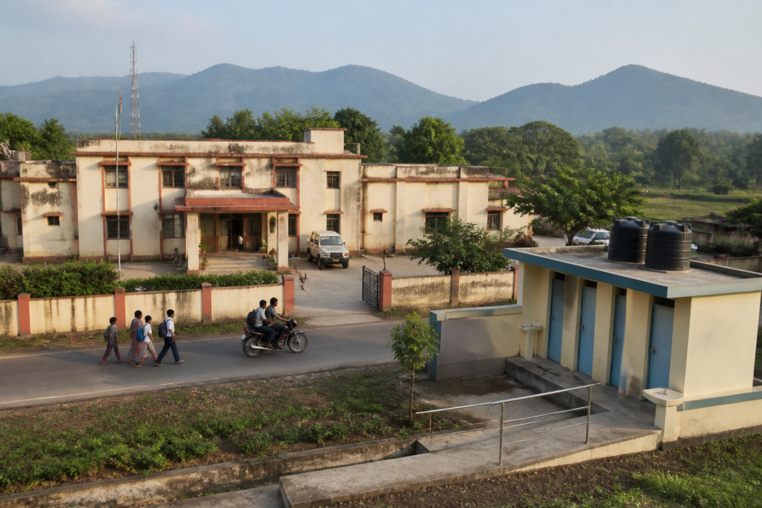 Palghar Zilla Parishad office representing the district’s fund reallocation and rural infrastructure planning