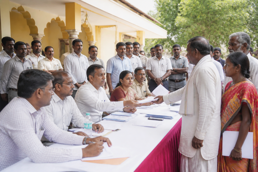 Karnataka Chief Minister D.K. Shivakumar addressing the launch of the Praja Seva Department in Kudligi