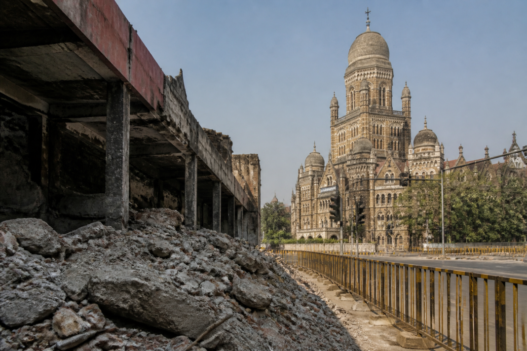 Proposed site near Azad Maidan opposite Mumbai BMC headquarters for a new municipal hall