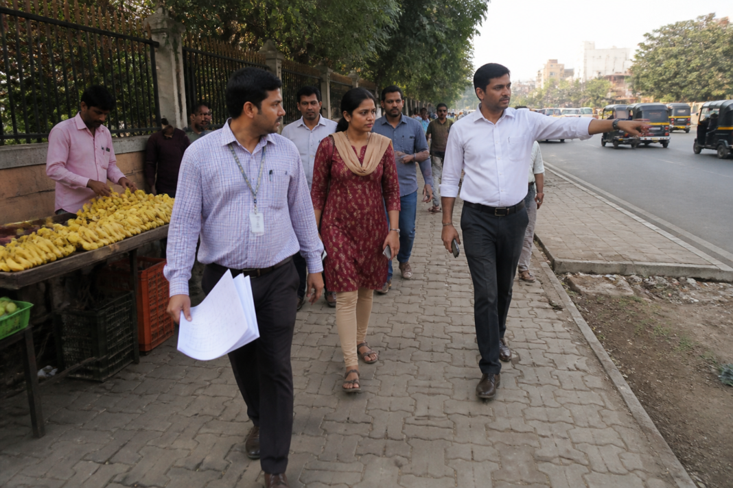 Navi Mumbai Municipal Corporation building linked to enforcement against paan shops near schools