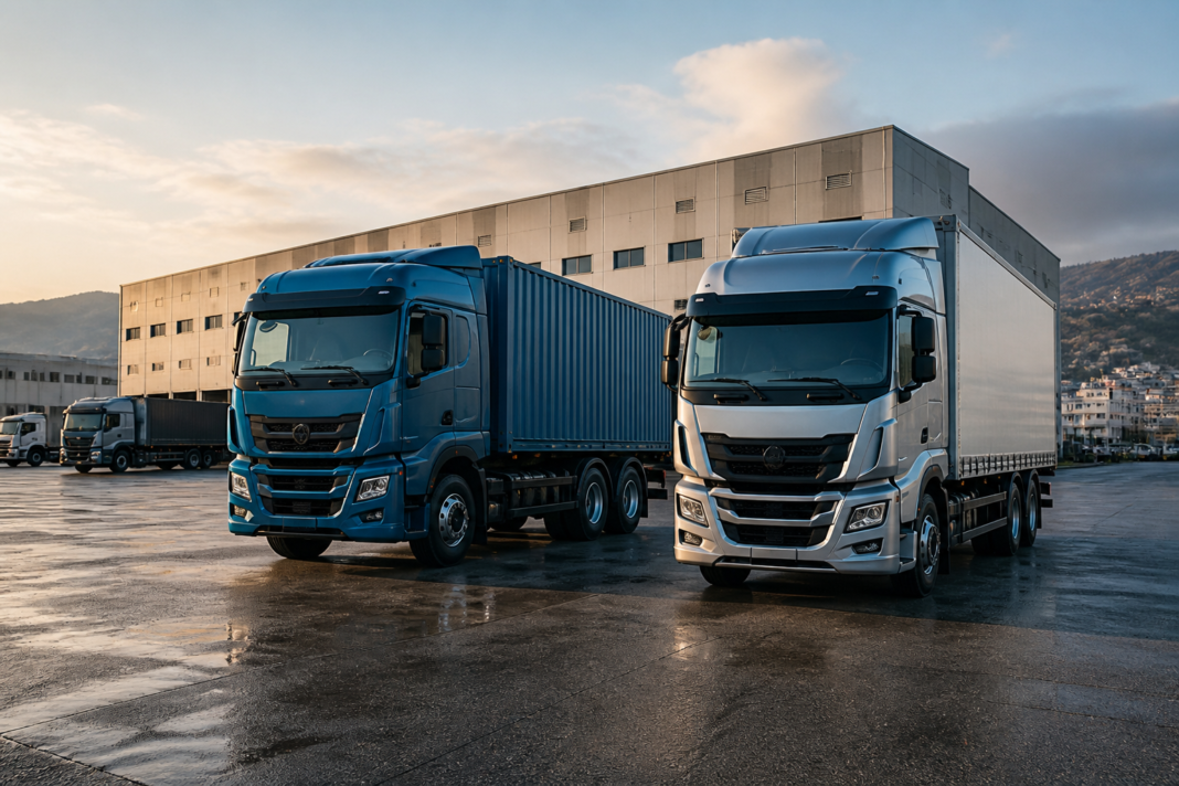 Tata Motors and Iveco commercial vehicles representing the Tata Motors Iveco takeover and shareholder tender process